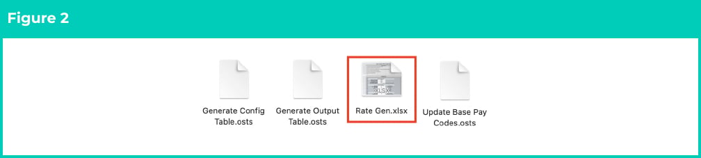 Figure 2: screenshot for QRG Rates Generator Import Tool - Setup Instructions