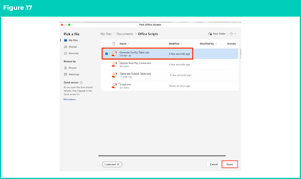 Figure 17: screenshot for QRG Rates Generator Import Tool - Setup Instructions
