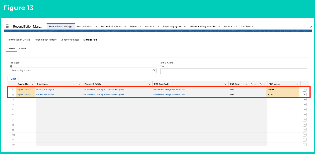 Figure 13: screenshot for QRG FBT File Upload