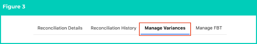Figure 3: screenshot for QRG Resolving Failed Reconciliation Results