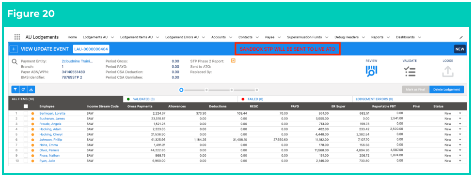 Screenshot from 2cloudnine Sandbox Creation & Refresh Guide v1.4