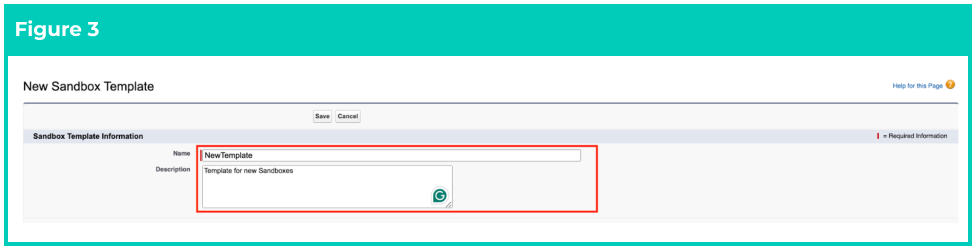 Screenshot from 2cloudnine Sandbox Creation & Refresh Guide v1.4