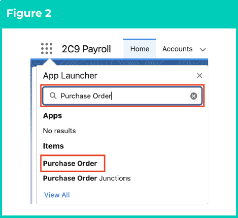 Figure 2: screenshot for QRG Create Purchase Orders - Utilities