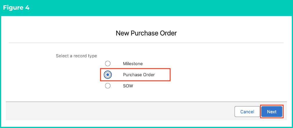 Figure 4: screenshot for QRG Create Purchase Orders - Utilities