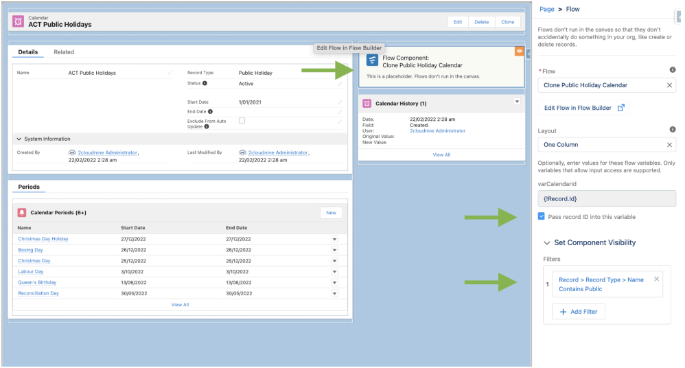 Flow Component Configuration