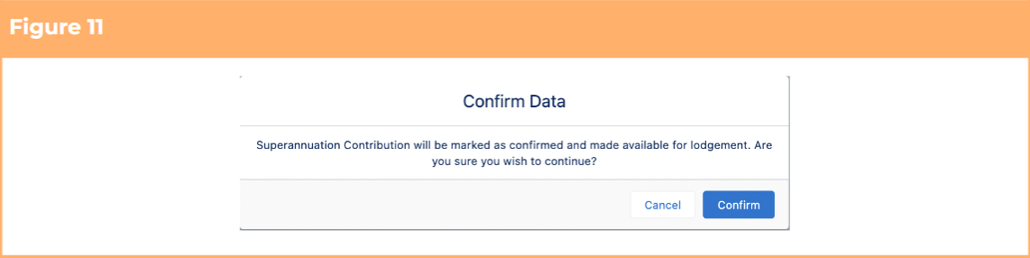 Screenshot from QRG SuperStream Reporting