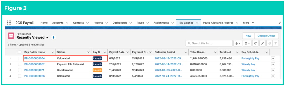 Screenshot from QRG Exclude from Payment File