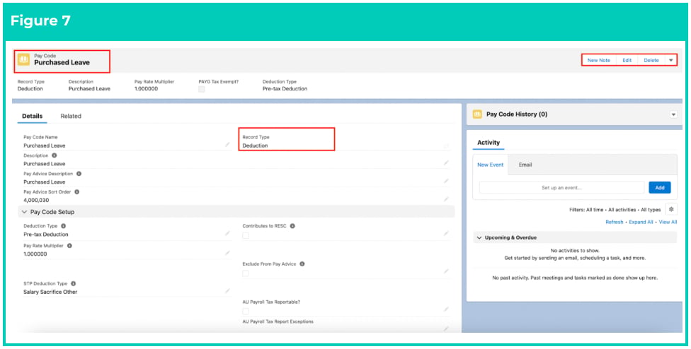 Screenshot from QRG Create Pay Codes - Deduction Pay Codes