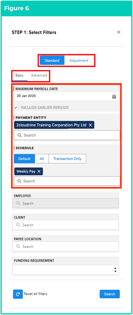 Screenshot from QRG Create a New Pay Batch