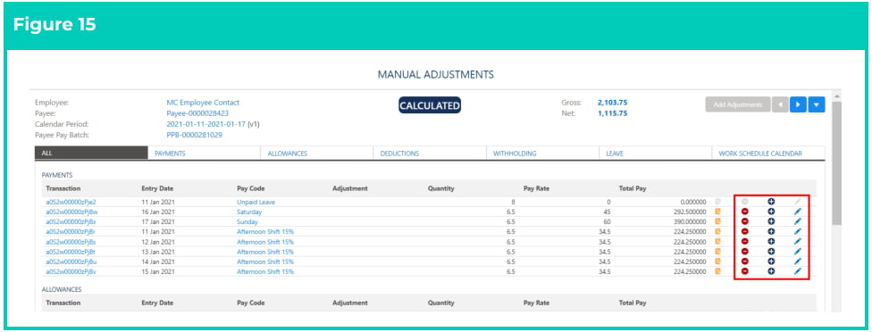 Screenshot from QRG Review a Pay Batch
