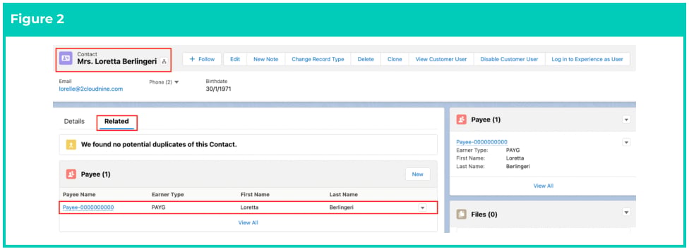 Screenshot from QRG View Leave Accruals via the Payee Leave tab