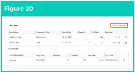Screenshot from QRG Payee Exit