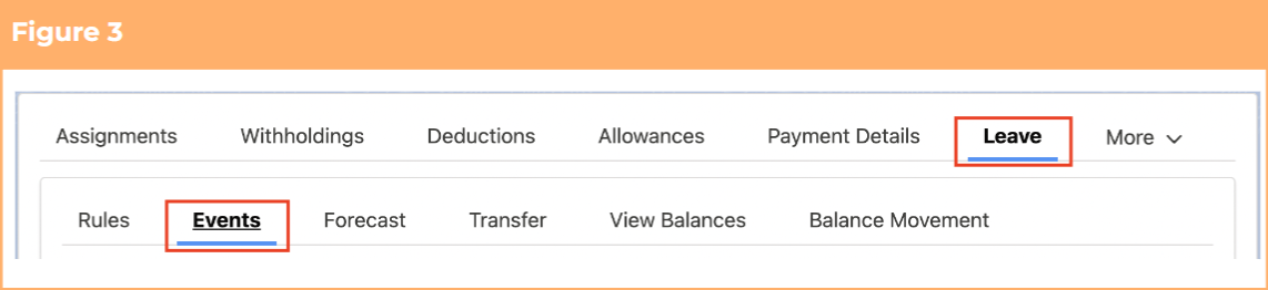 Screenshot from QRG Send Email Notifications to Leave Approvers