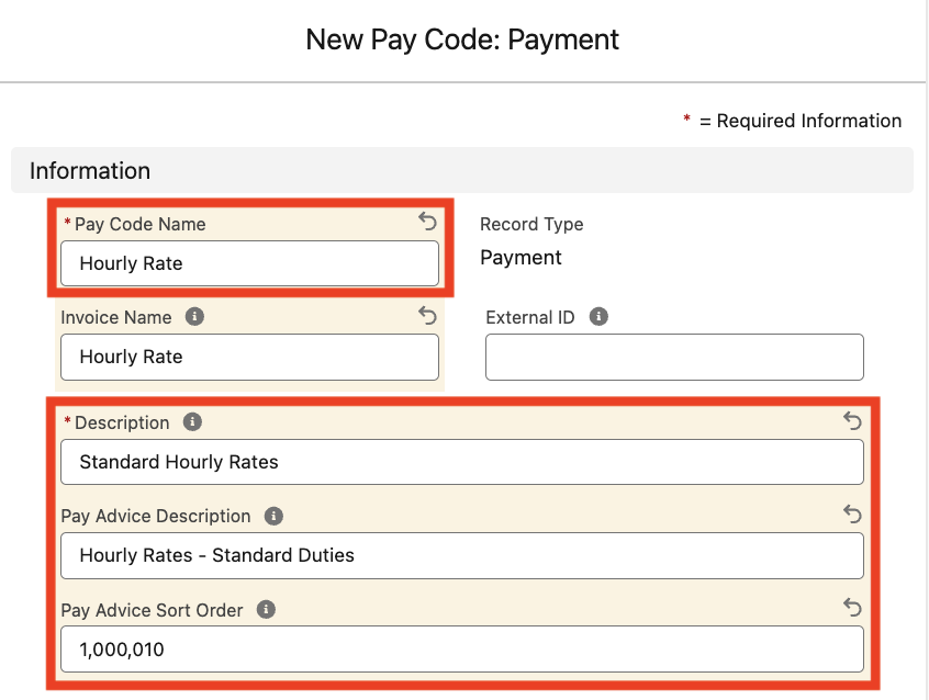 Screenshot from QRG Create Pay Codes - Payment Pay Codes