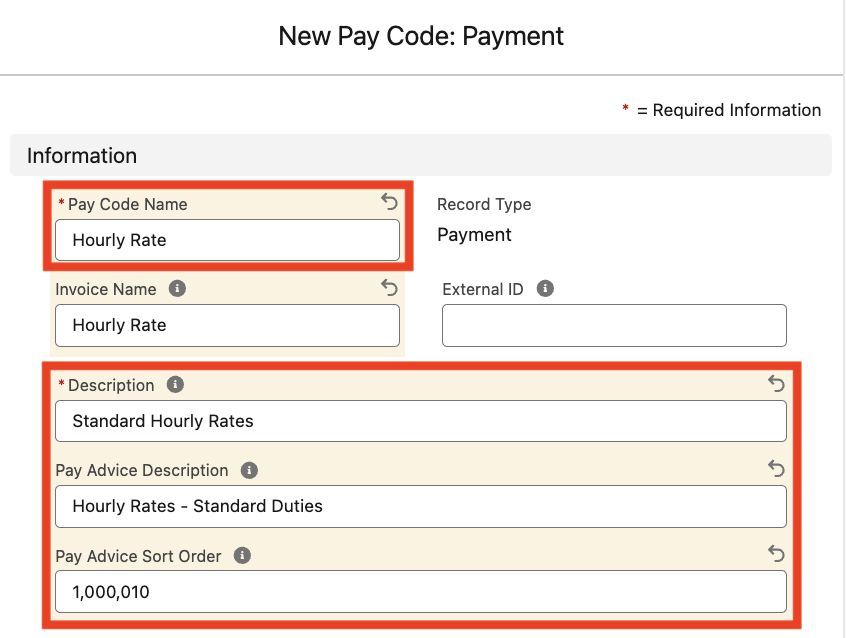 Screenshot from QRG Create Pay Codes - Payment Pay Codes