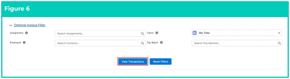 Screenshot from QRG Creating Invoices