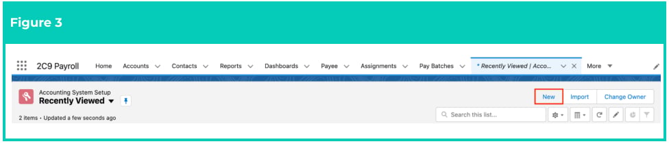 Screenshot from QRG Accounting System Setup