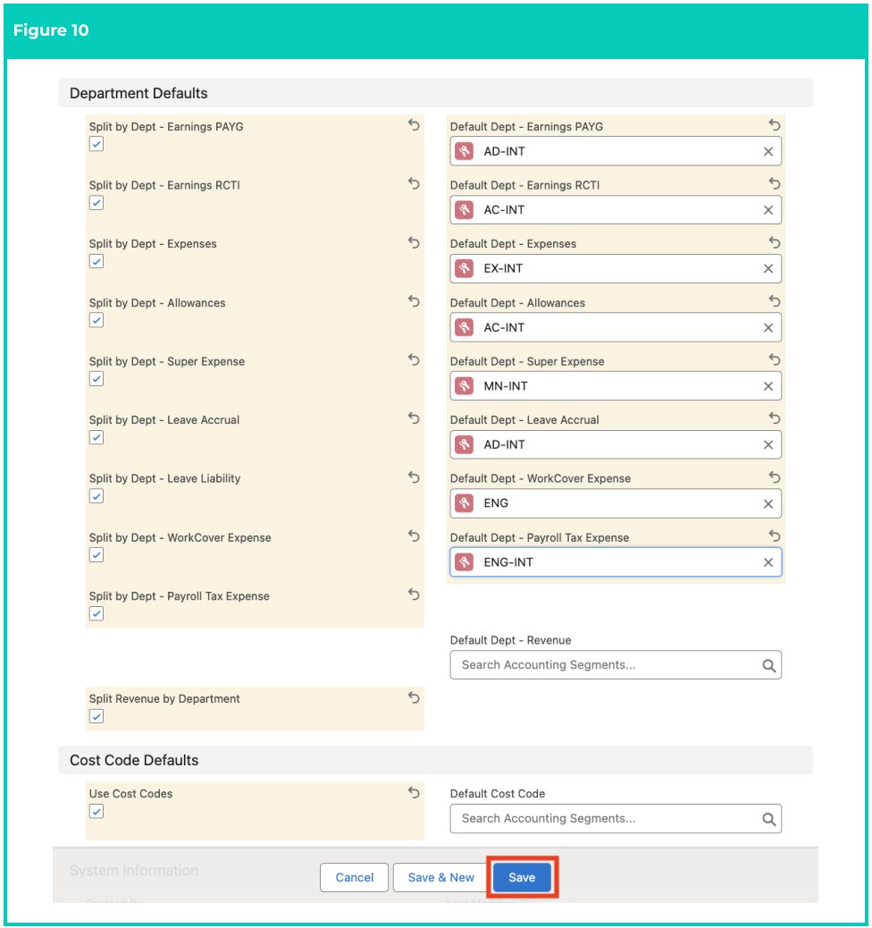 Screenshot from QRG Accounting System Setup