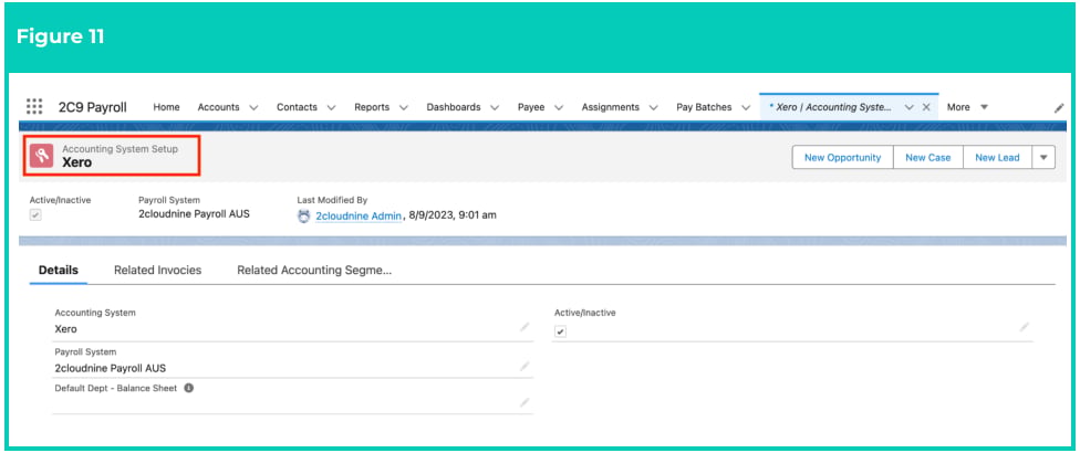 Screenshot from QRG Accounting System Setup