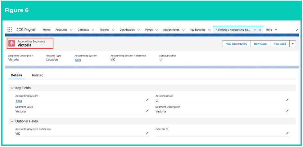 Screenshot from QRG Create Accounting Segments - Location