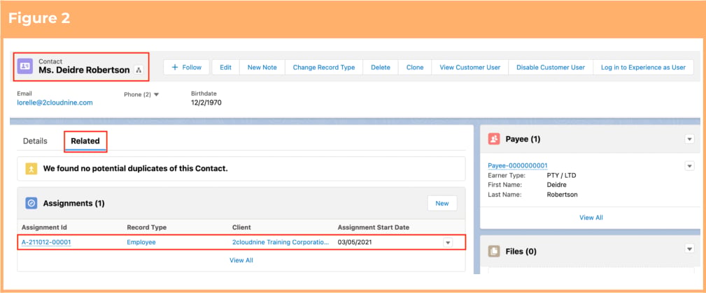 Screenshot from QRG Create an Assignment Rate record - Remuneration