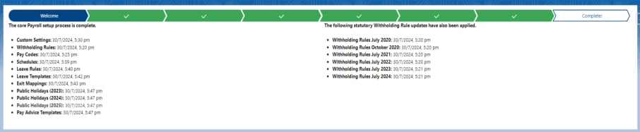 Screenshot from Configuration Guide To 2cloudnine Payroll Suite v1.13