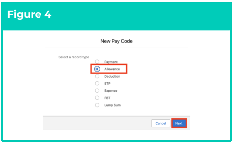 Screenshot from qrg-create-pay-codes-allowance-pay-codes