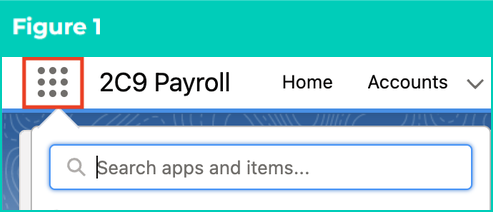 Screenshot from QRG Creating Re-Invoices