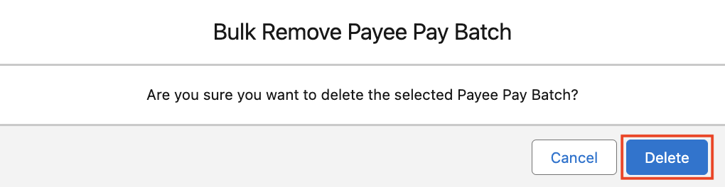 Screenshot from QRG Review a Pay Batch