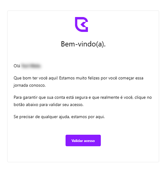 E-mail de confirmação