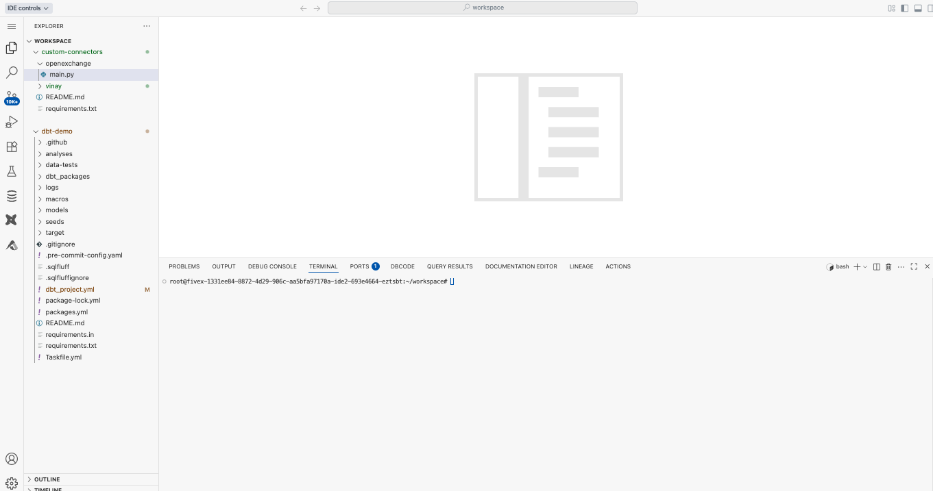 5X IDE File Explorer