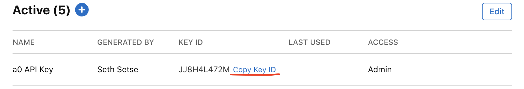 Copy Key Pn