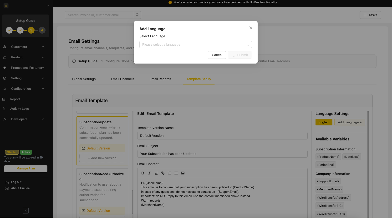Multi-language Support