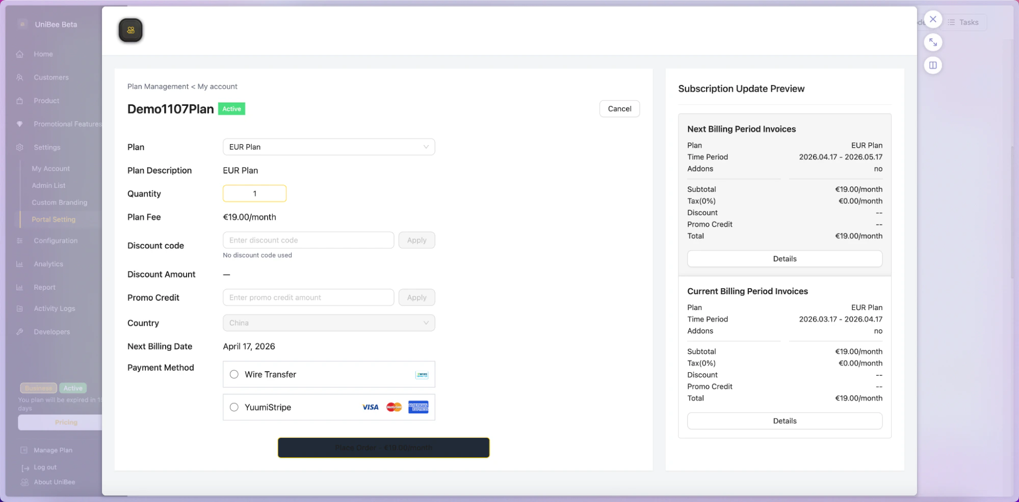 Test this user to open a test page for that user