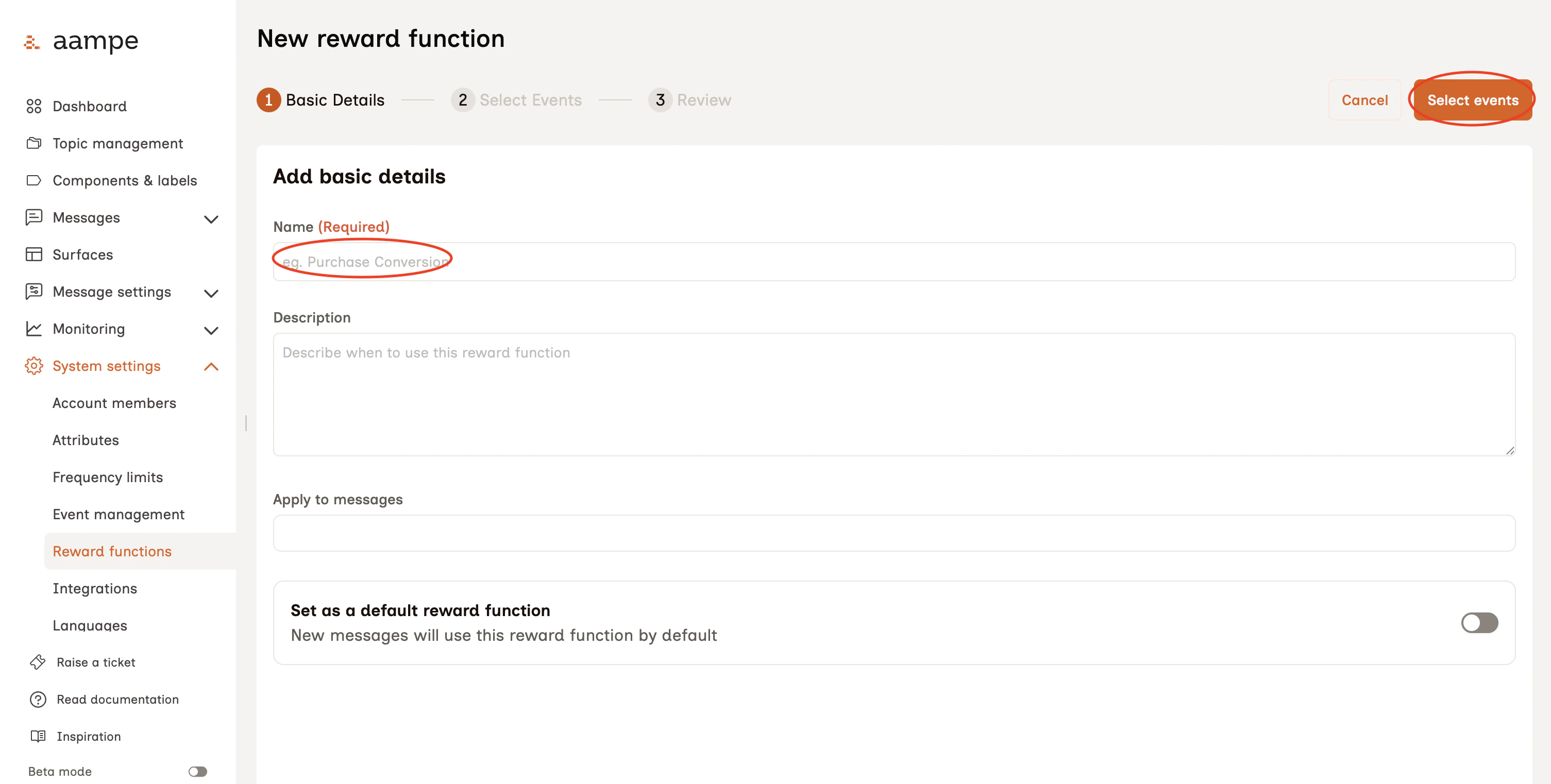 New Function Name