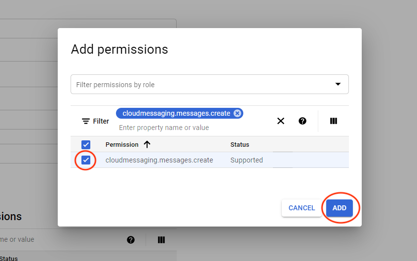 6 Add Permissions Create Pn