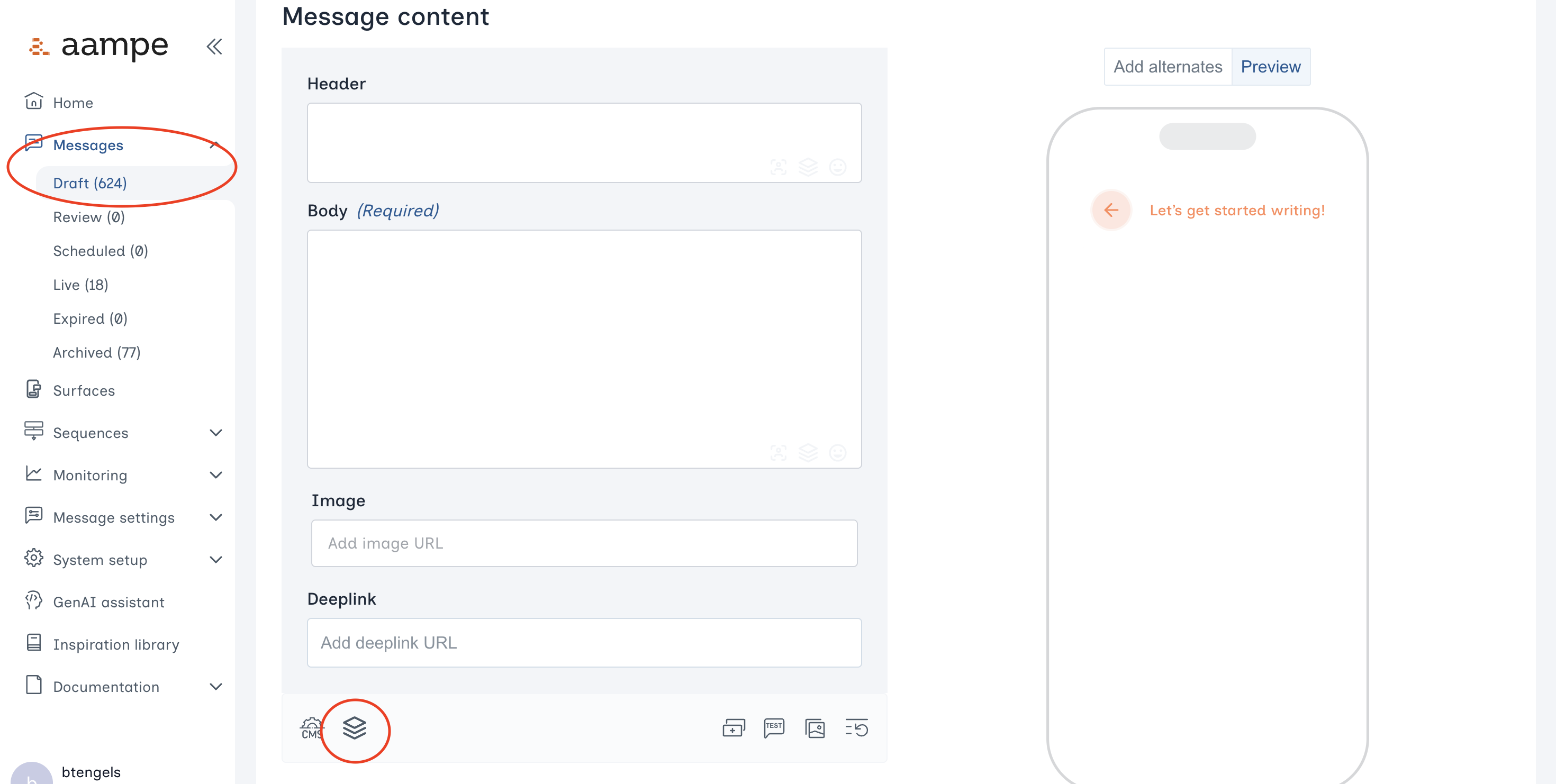 Add Dataset To Message Pn