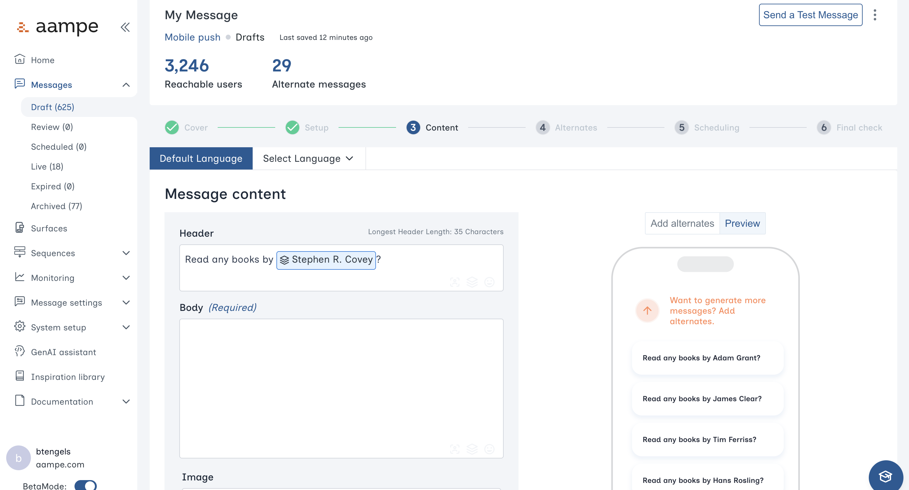 Message With Dataset Added Pn