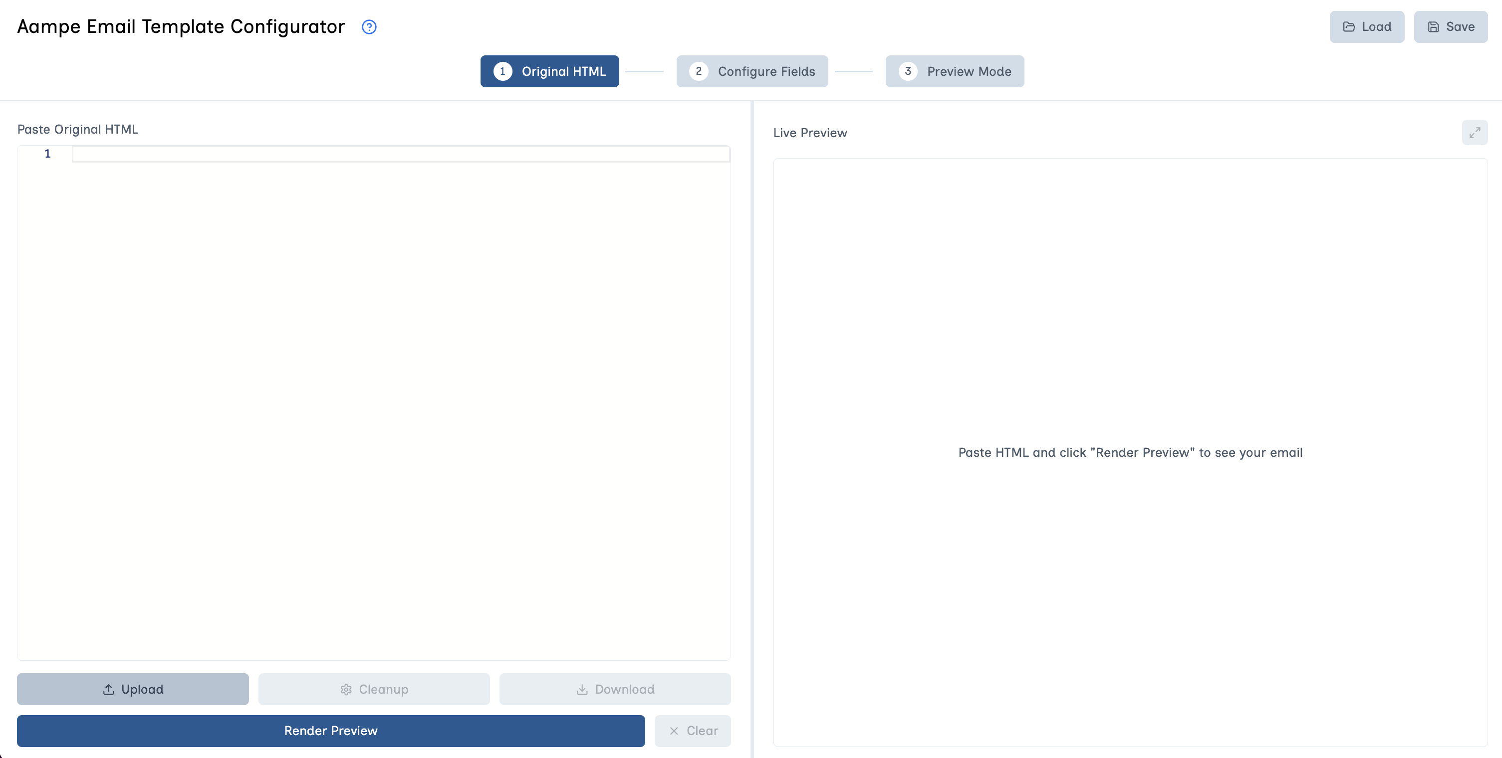 Aampe Email Template Config