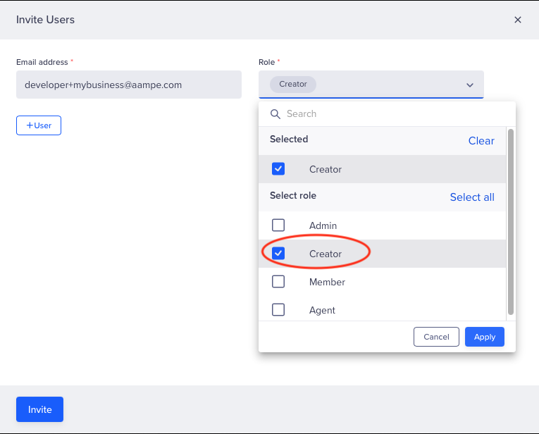 Invite User Pn Invite User Pn