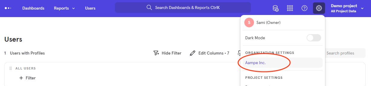 1 Organization Setting Pn