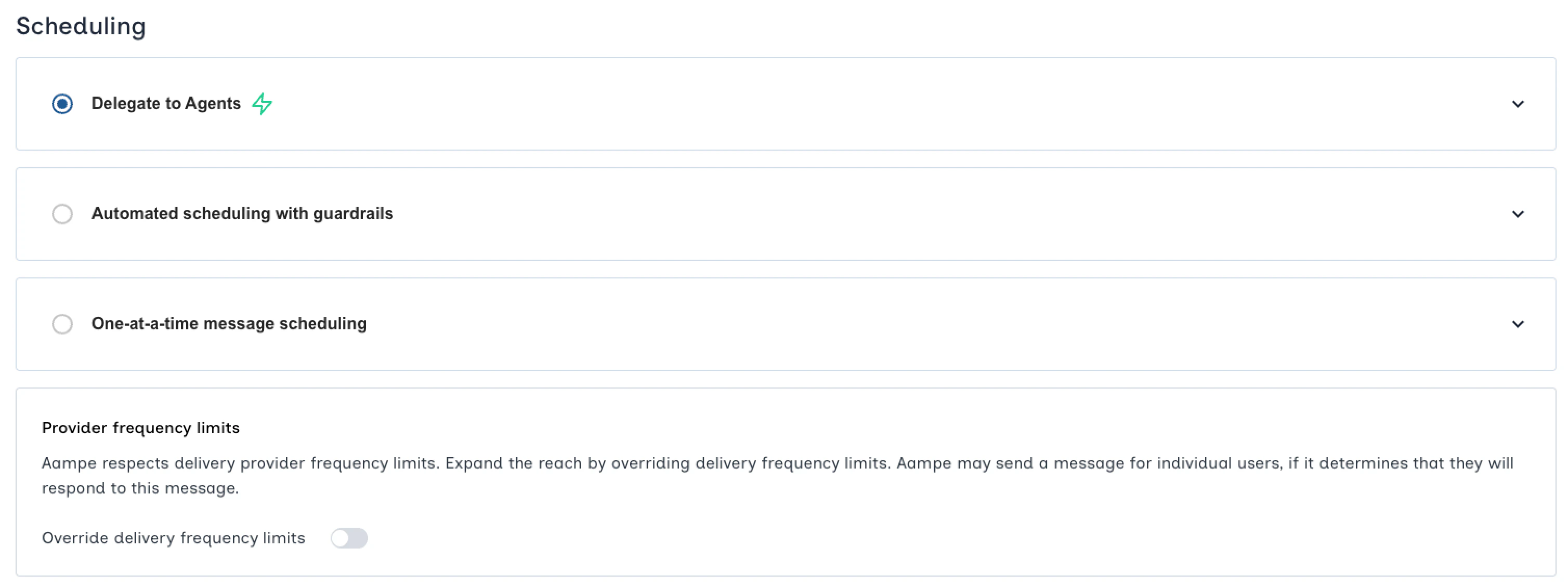 Delivery Provider Override