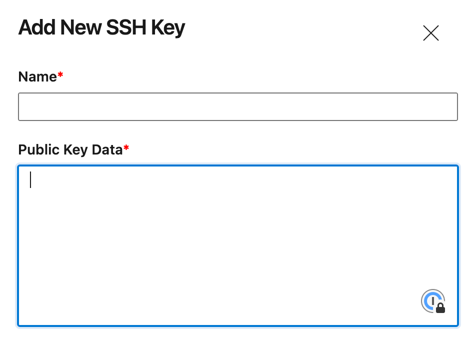 Azure DevOps SSH key settings