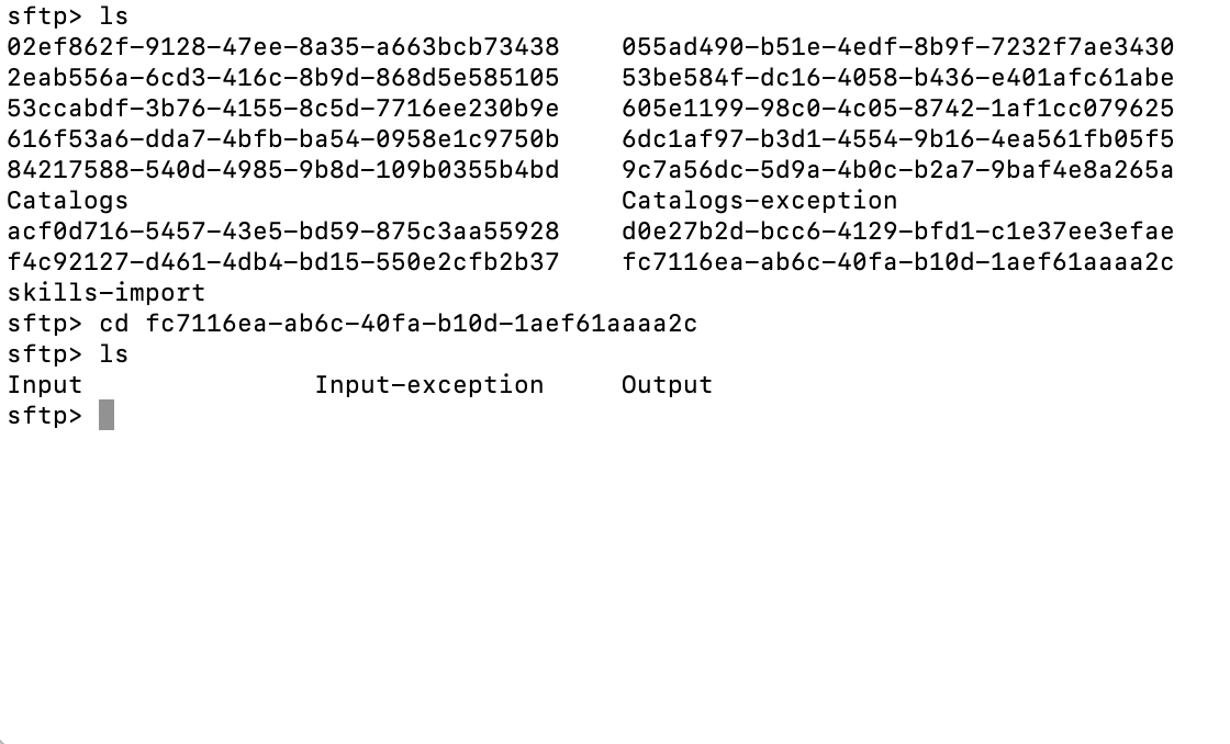 Accessing Skill Folders