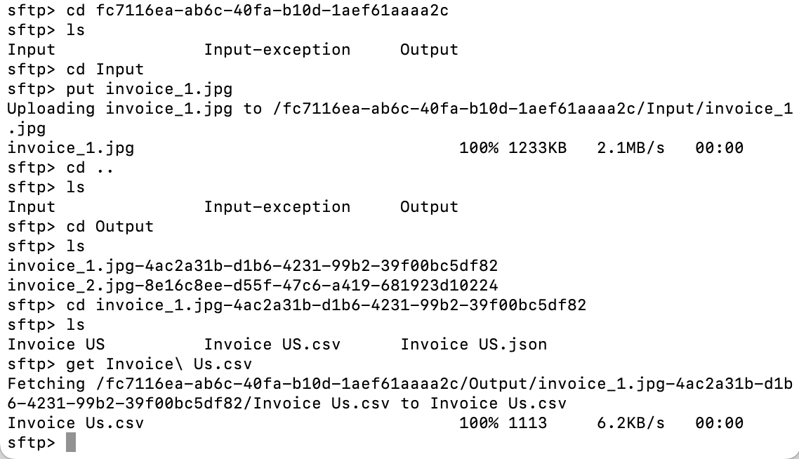 Uploading and Downloading Files