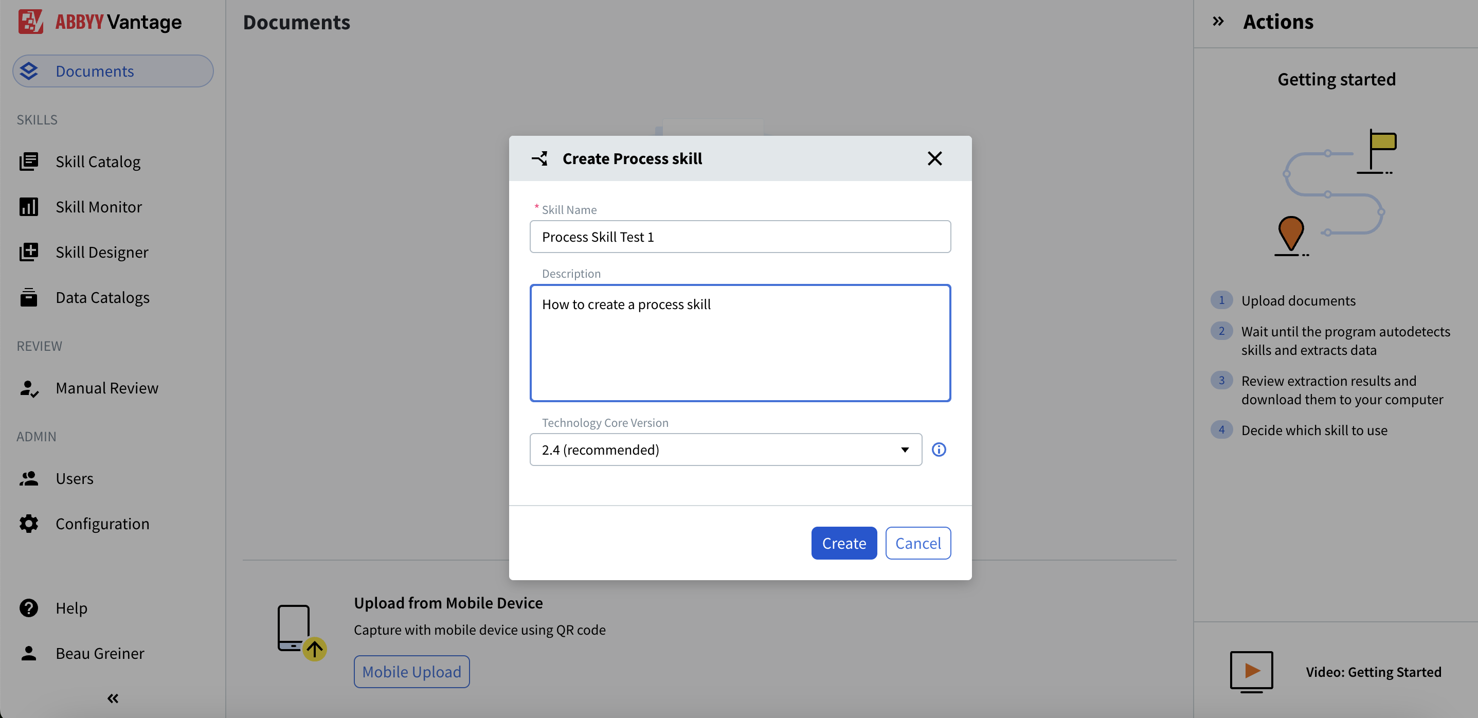 Naming Process Skill