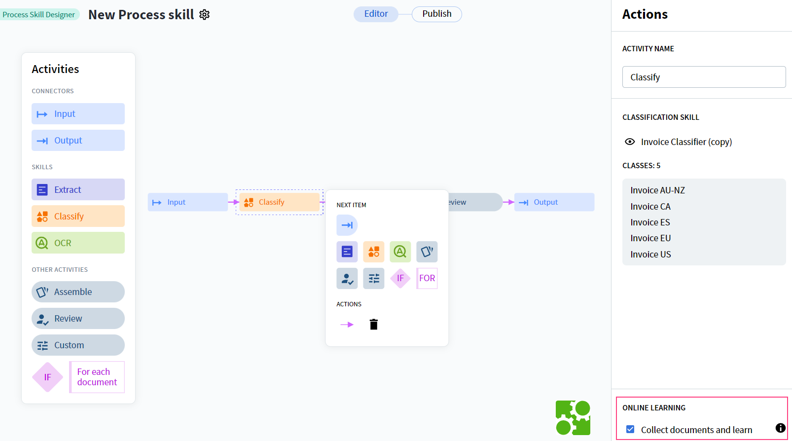 Learn from Manual Review - Classification