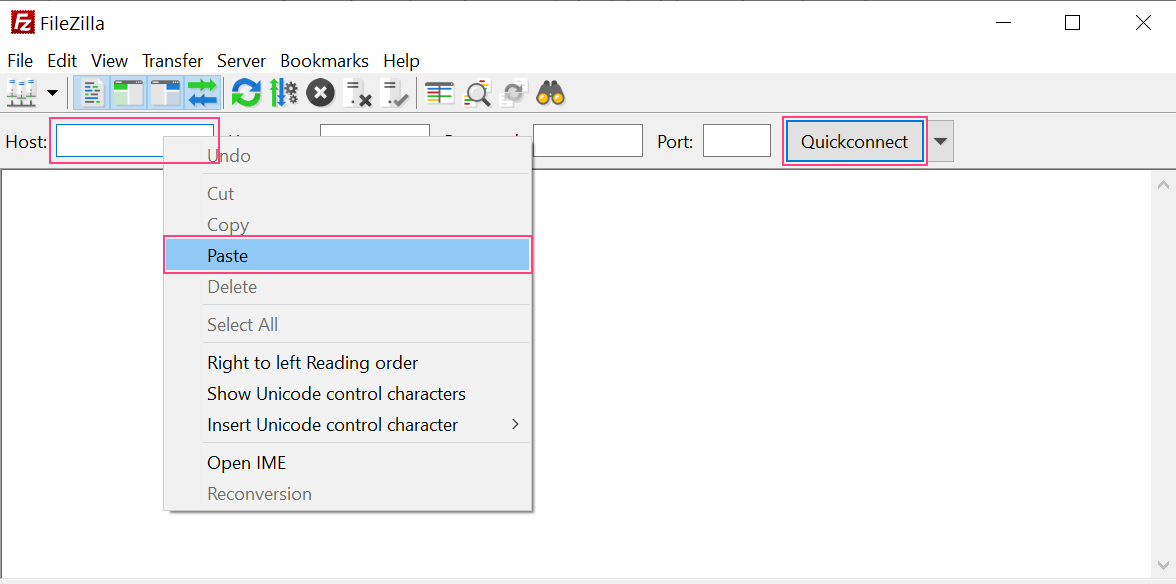 SFTP Client Configuration