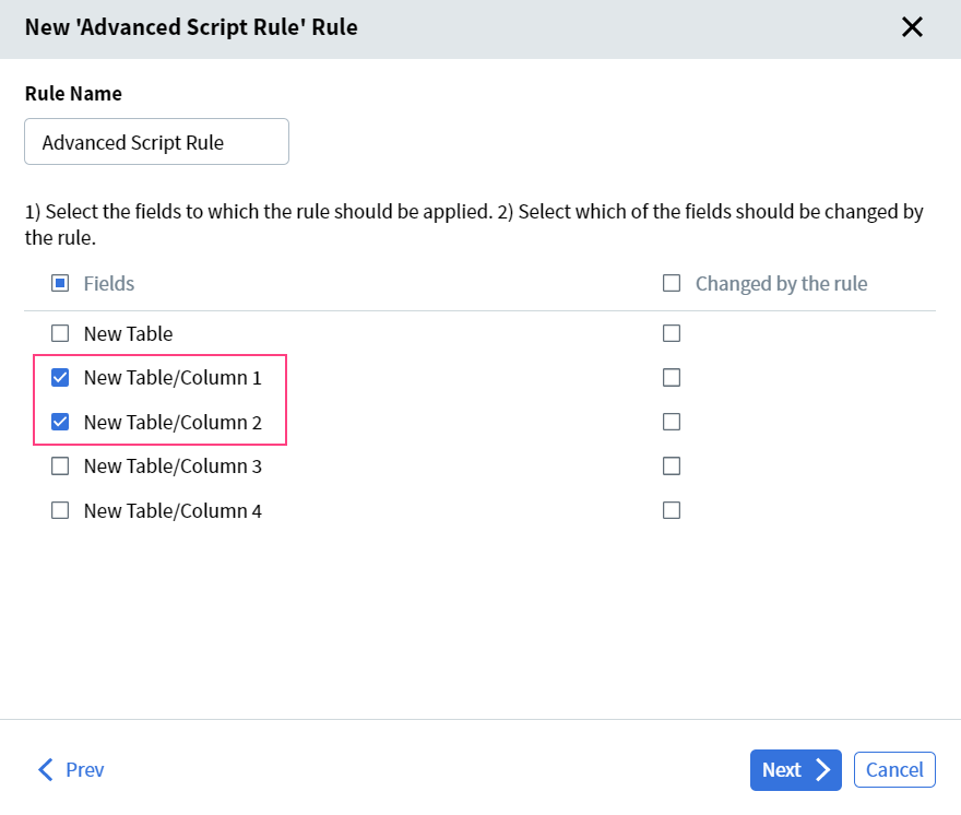 Rule Settings Configuration