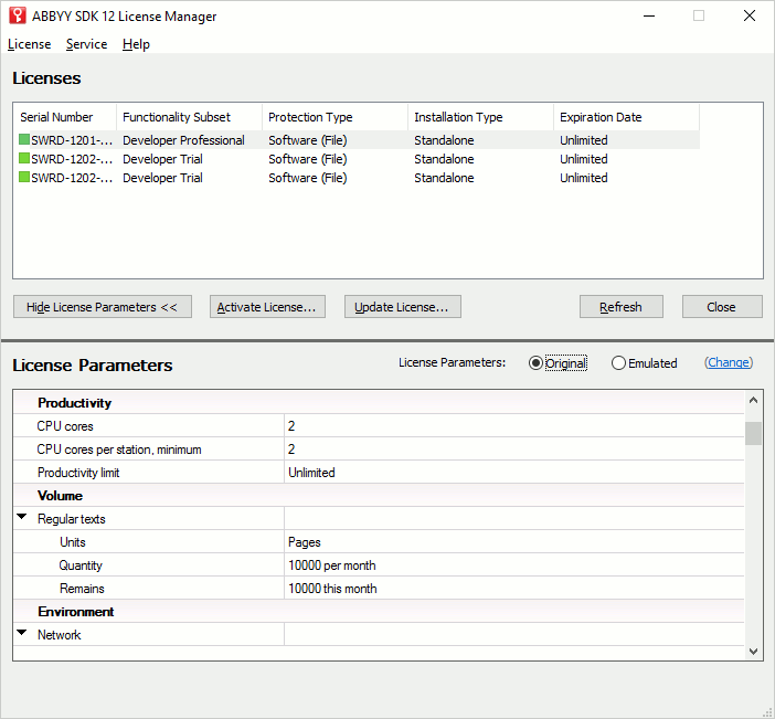 LicenseManager_parameters